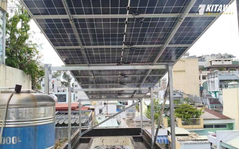Công trình mẫu: hệ hybrid 8kWp có pin lưu trữ