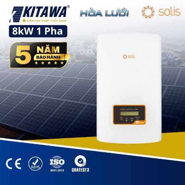 Inverter hoà lưới Solis 8kW 1 pha